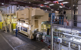 Presse de 800 tonnes - Machine de dégraissage